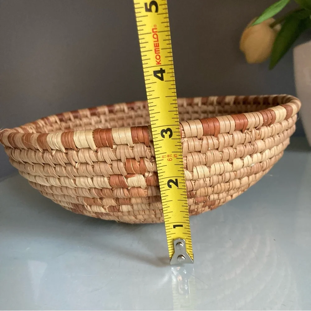 Handcrafted Brown Woven Basket